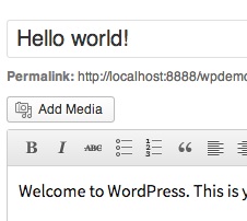WordPress Add Media